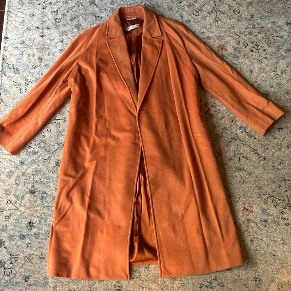 Max Mara Virgin Wool Trench Coat